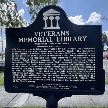Veterans Memorial Library - Landmarks & Historical Buildings Near Me - St. Cloud, Florida