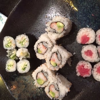Hanamaru - Combo plate: CA rolls, tuna roll and cucumber roll, served with soup and salad - Japanese Near Me - Sunnyvale, California Hanamaru - Combo plate: CA rolls, tuna roll and cucumber roll, served with soup and salad - Japanese Near Me - Sunnyvale, California