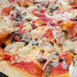 Margherita pizza, neapolitan style Margherita pizza, neapolitan style