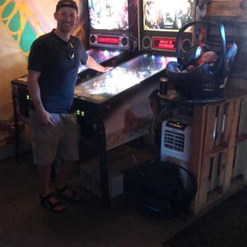 Sarbez - Playing pinball @ planet sarbez - Cafes Near Me - Saint Augustine, Florida