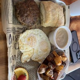 Classic Inked Pig Sandwich with House Pork Rinds