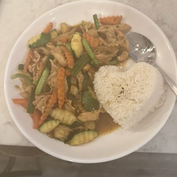 Thai Joint - Thai Hot Basil with white rice - Thai Near Me - San Diego, California Thai Joint - Thai Hot Basil with white rice - Thai Near Me - San Diego, California