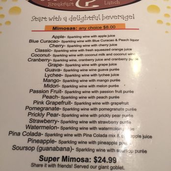 Mimosas Cafe - They added more flavors? - Breakfast & Brunch Near Me - San Jose, California Mimosas Cafe - They added more flavors? - Breakfast & Brunch Near Me - San Jose, California