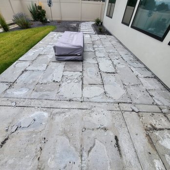 Silverback Coatings - Concrete Patio Before: Epoxy Quartz Sand Coated Patio.
Call today to book your free consultation. - Countertop Installation Near Me - Grand Junction, Colorado