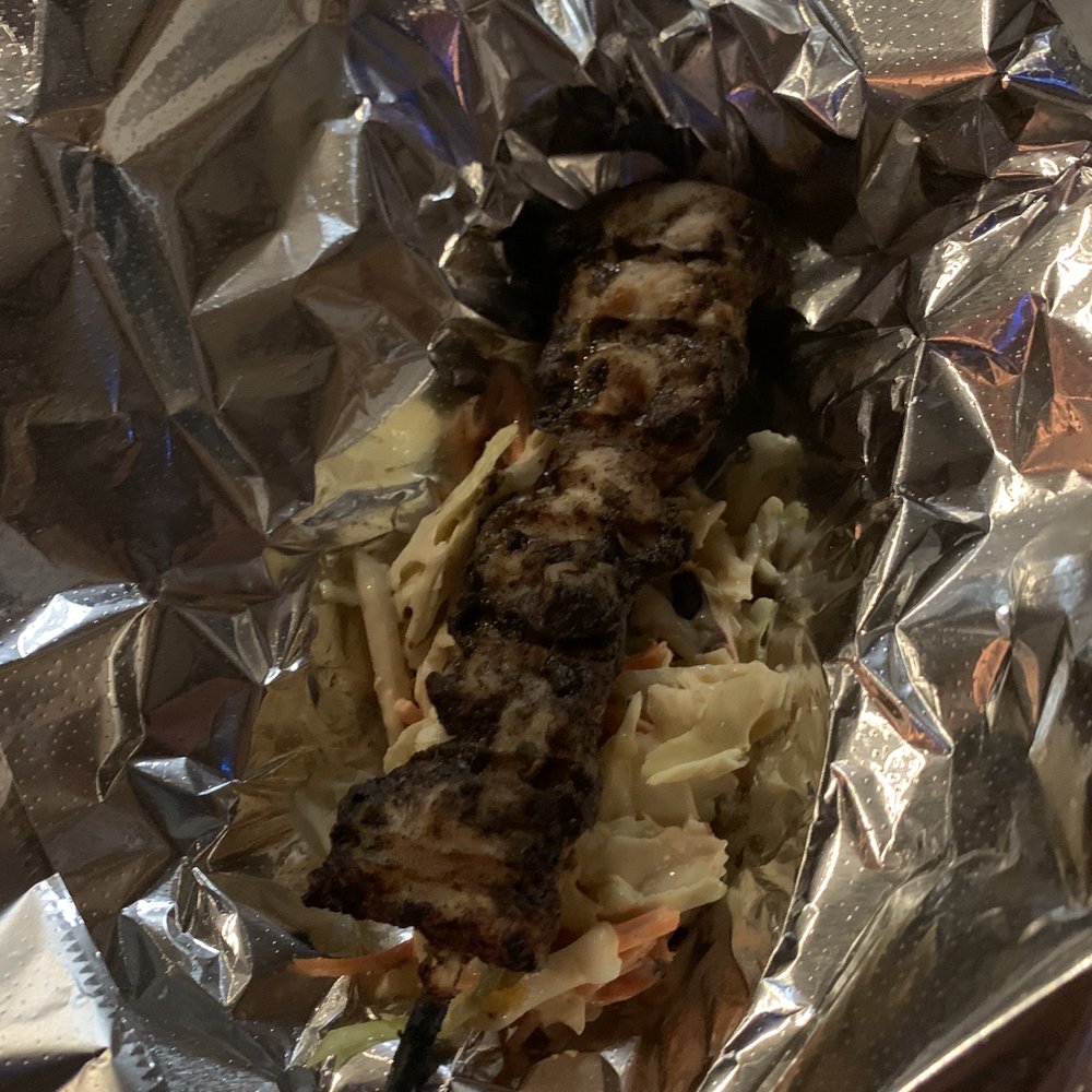 Cape Cod Beer - Jerk chicken skewer - Breweries Near Me - Hyannis, Massachusetts