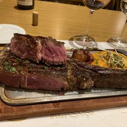 Josefina - Tomahawk Ribeye, medium rare- perfectly cooked.