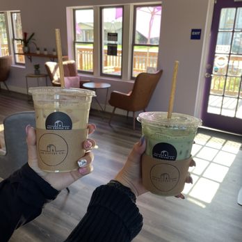 525 COFFEE CO. - Caramel iced latte & Matcha iced latte - Coffee & Tea Near Me - Fullerton, California