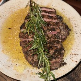 Ribeye soaked in butter - tender yet lacked flavor