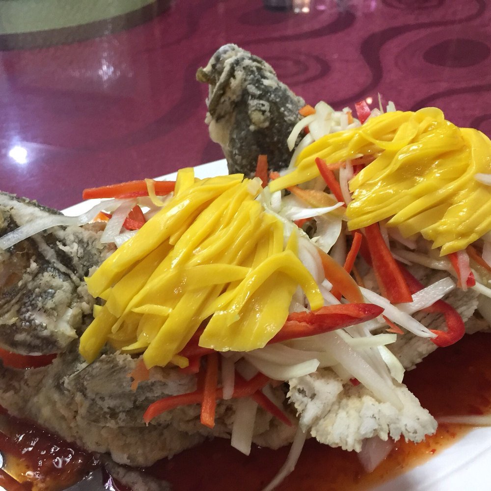 Tao Yuan - Sweet and sour fish with mango toppings, exquisite!! - Chinese Near Me - Mandaue City, CEB Tao Yuan - Sweet and sour fish with mango toppings, exquisite!! - Chinese Near Me - Mandaue City, CEB