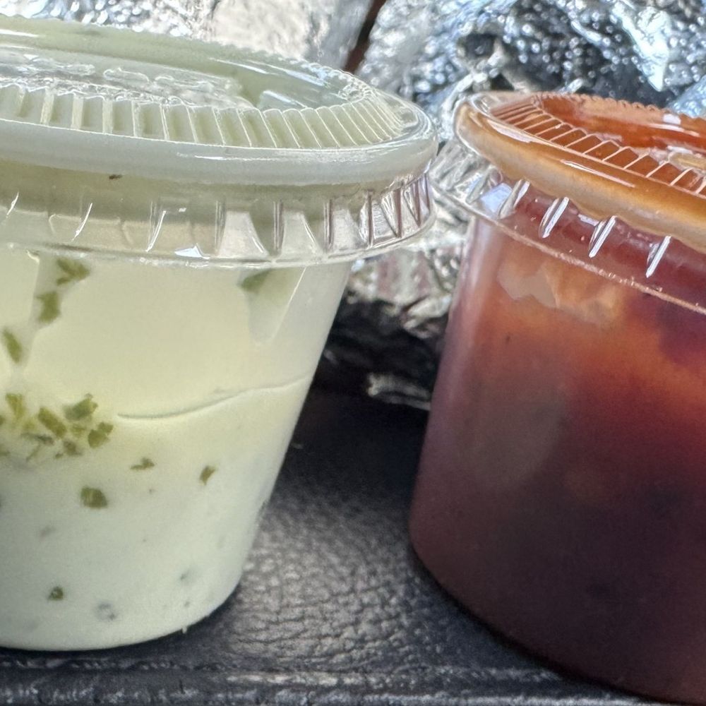 La Tejana - Super tiny sauces that one was half filled... - Tex-Mex Near Me - Washington, DC, District of Columbia La Tejana - Super tiny sauces that one was half filled... - Tex-Mex Near Me - Washington, DC, District of Columbia