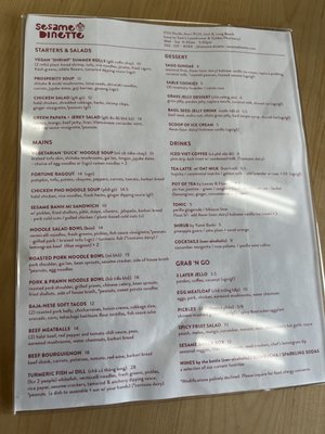 Menu photo 3 Sesame Dinette Long Beach, CA Menu photo 3 Sesame Dinette Long Beach, CA