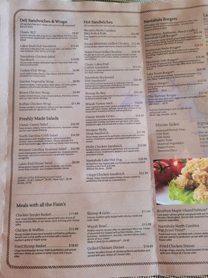 Menu photo 1 Lakes End Diner & Marina Topton, NC Menu photo 1 Lakes End Diner & Marina Topton, NC
