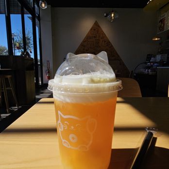 Sono Kitchen & Boba - Sea salt mango tea with lychee - Bubble Tea Near Me - Gilbert, Arizona Sono Kitchen & Boba - Sea salt mango tea with lychee - Bubble Tea Near Me - Gilbert, Arizona