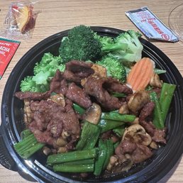 Very delicious Mongolian steak