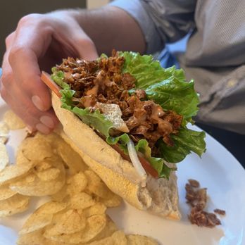 Vegelicious - "Not" BLT Po Boy - Vegan Near Me - Nashville, Tennessee Vegelicious - "Not" BLT Po Boy - Vegan Near Me - Nashville, Tennessee