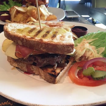 Drogheria - Burger with truffle oil, prosciutto, and cheese! Yum - Burgers Near Me - Florence, FI