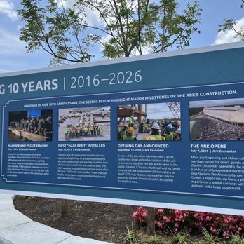 Ark Encounter - Ark timeline 10 yrs. - Museums Near Me - Williamstown, Kentucky