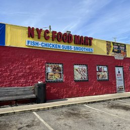 Exterior outside entrance of NYC Food Mart - Exterior - Indianapolis, Indiana Exterior outside entrance of NYC Food Mart - Exterior - Indianapolis, Indiana
