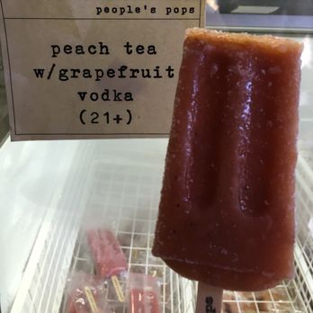 People's Pops - a peach tea wrapper - Shaved Ice Near Me - New York, New York People's Pops - a peach tea wrapper - Shaved Ice Near Me - New York, New York