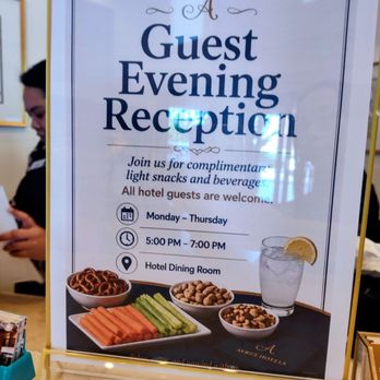 Ayres Hotel Orange - Evening reception sign (6-2026) - Hotels Near Me - Orange, California