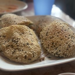 Sesame Bread Pockets with Pork and Tofu