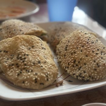 Dew Drop Inn - 80. Sesame Bread Pockets with Chicken and Vegetable - Chinese Near Me - Honolulu, Hawaii Dew Drop Inn - 80. Sesame Bread Pockets with Chicken and Vegetable - Chinese Near Me - Honolulu, Hawaii