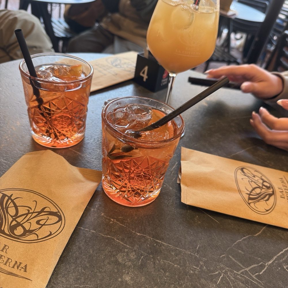 La Cisterna - 2 Spritz's and a Bellini - Bars Near Me - San Gimignano, SI