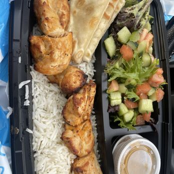 Luna Grill Redlands - Chicken Kabob Plate - Greek Near Me - Redlands, California