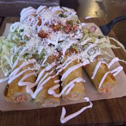 Chicken Rolled Chicken Taquitos