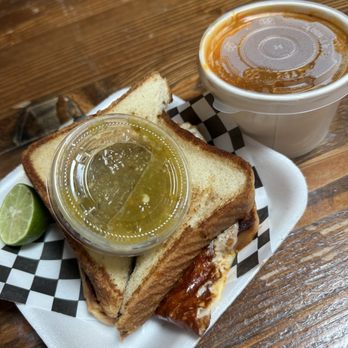 American Eat - Birria grilled cheese - Food Court Near Me - Tucson, Arizona American Eat - Birria grilled cheese - Food Court Near Me - Tucson, Arizona