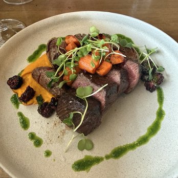 Twisted Fern - Elk steak - New American Near Me - Park City, Utah