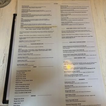 Wow India - menu - Indian Near Me - Portland, Maine