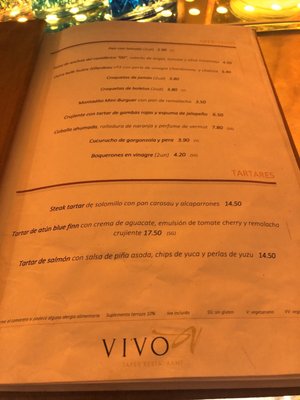 Menu photo 6 Vivo Barcelona, B Menu photo 6 Vivo Barcelona, B