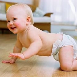 Mary Anne Morelli Haskell, DO - How a baby crawls is a tool used in assesment.
