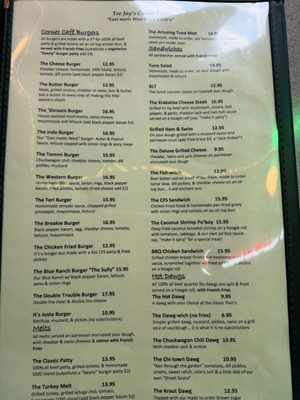 Menu photo 4 Tee Jay's Corner Cafe Carson City, NV Menu photo 4 Tee Jay's Corner Cafe Carson City, NV
