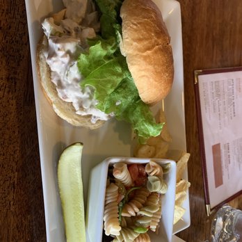Ventana Gourmet Grill - Chicken salad sandwich with pasta salad - American Near Me - Excelsior Springs, Missouri