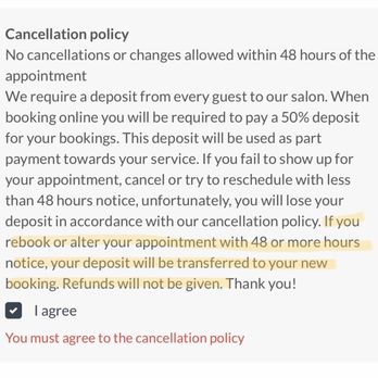 MaduSalon - Cancelation policy - Hair Salons Near Me - San Francisco, California