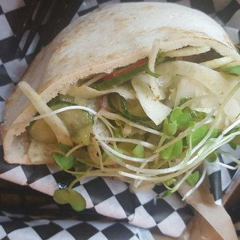 Mission - Falafel in pita wrap - Burgers Near Me - Newport, Rhode Island Mission - Falafel in pita wrap - Burgers Near Me - Newport, Rhode Island