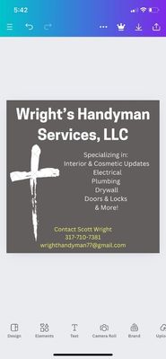 Wright's Handyman Services Logo