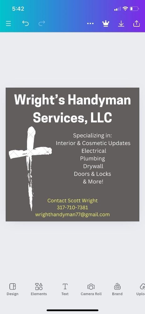 Slide of Wright's Handyman Services