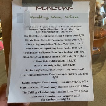 Real Kitchen and Market - Sparkling, rose, white wine menu - Cafes Near Me - High Point, North Carolina Real Kitchen and Market - Sparkling, rose, white wine menu - Cafes Near Me - High Point, North Carolina