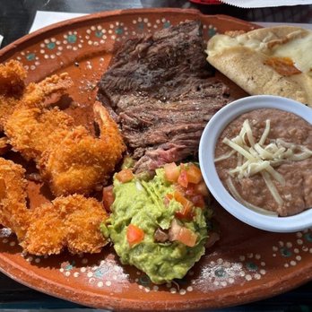 Splash Baja - Rib Eye and Shrimp Combo Steak and Shrimp Combo - Mexican Near Me - Primo Tapia, BCN