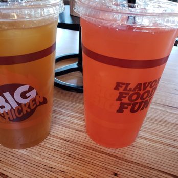 Big Chicken - Passion fruit tea and strawberry lemonade,  yum. - Chicken Shop Near Me - Las Vegas, Nevada