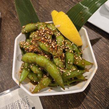 Sei Sushi - Garlic sesame edamame - Sushi Bars Near Me - San Diego, California
