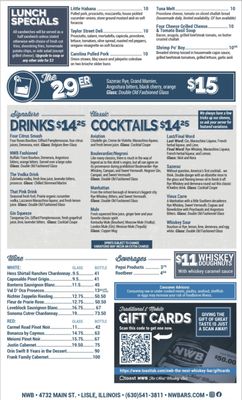 Menu photo 3 NWB Next Whiskey Bar Plainfield Plainfield, IL Menu photo 3 NWB Next Whiskey Bar Plainfield Plainfield, IL