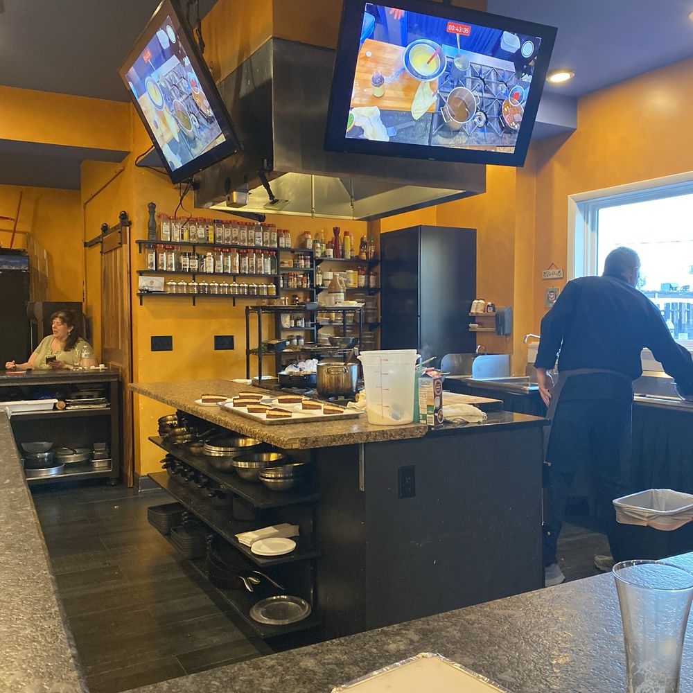 Conquering Cuisine - Owners set up from our seat - Cooking Classes Near Me - Doylestown, Pennsylvania Conquering Cuisine - Owners set up from our seat - Cooking Classes Near Me - Doylestown, Pennsylvania