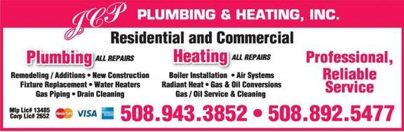 JCP Plumbing And Heating Logo