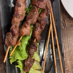 Steak skewers Steak skewers