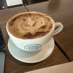 Brown sugar cinnamon latte with oat milk