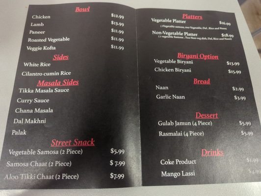 Menu photo 1 Tikka Bowl Indian Grill Pigeon Forge, TN Menu photo 1 Tikka Bowl Indian Grill Pigeon Forge, TN